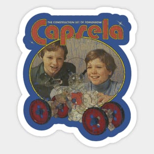 Capsela Building Set of Tomorrow 1978 Sticker